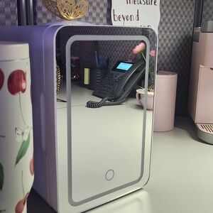 White and Gray LED Vanity Mirror